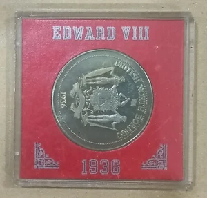 G.BRITAIN FANTASY PROOF CROWN MEDAL PATTERN BRITISH NORTH BORNEO EDWARD VIII1936 - Picture 1 of 4