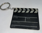 Porte-clés vintage Hollywood clapboard porte-clés étiquette suspendue