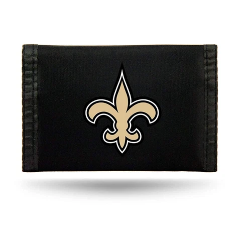 New Orleans Saints Nylon Wallet TriFold USA SHIPPER Cover