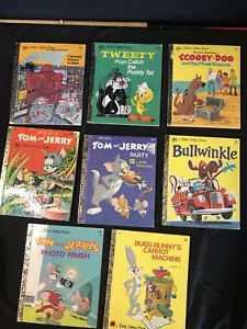 vintage childrens books lot of 8 little golden books - Picture 1 of 17