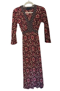 Boden Jersey Knit Dress Tie Back Floral 10R - Picture 1 of 5