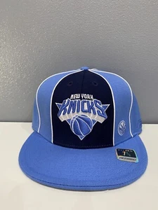 New York Knicks Blue and Navy Fitted Hat - Picture 1 of 4