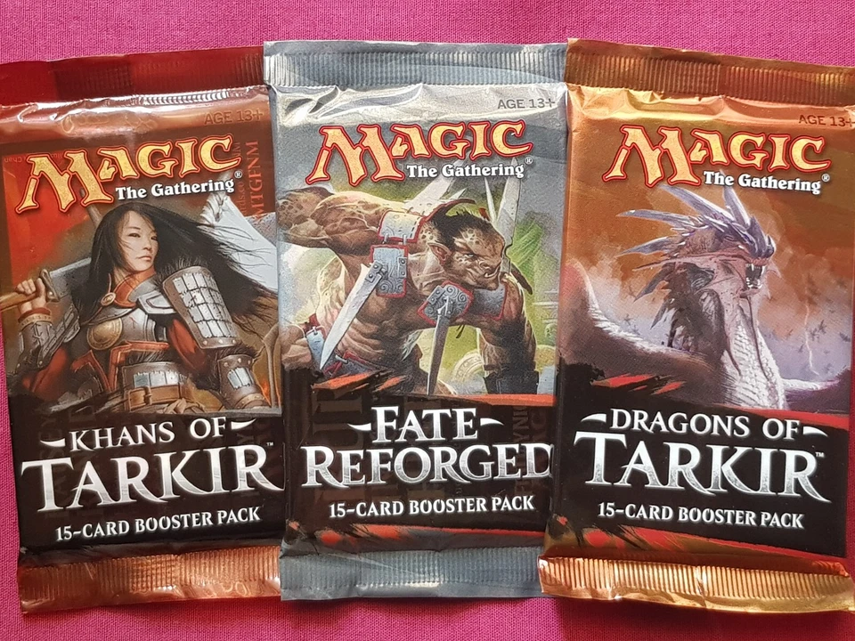 Magic The Gathering TARKIR BLOCK Booster Packs KHANS FATE REFORGED DRAGONS MTG - Image 1 of 1