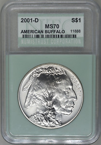 2001-D Uncirculated Buffalo US Silver $1 Commemorative