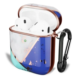 Apple airpods protective case Electroplated hard plastic 360 protection - Picture 1 of 5