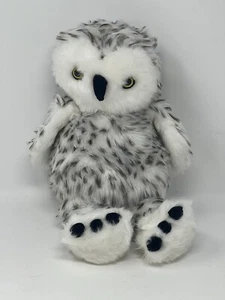 Build A Bear Snowy Spotted Owl 15" Soft Plush Animal-Head Turns 360° - Picture 1 of 3