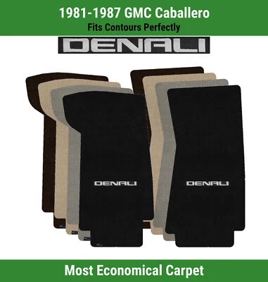 Lloyd Velourtex Front Mats for '81-87 GMC Caballero w/Silver on Black Denali 5 - Image 1 of 4