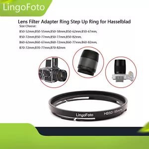 B50/60/70-62/67/72/77/82 mm Objektiv Filter Adapter Ring Step Up Ring für Hasselblad - Bild 1 von 17