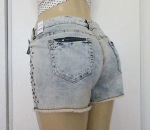 MAURICES New Womens Low Rise Blue Denim Cut Off Shorts Size 9/10 - Picture 1 of 10