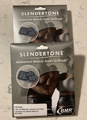 Almohadillas de gel tonificante abdominal de repuesto SLENDERTONE, 2 juegos de 3 almohadillas exp 2018 NUEVO Foto 1 de 4