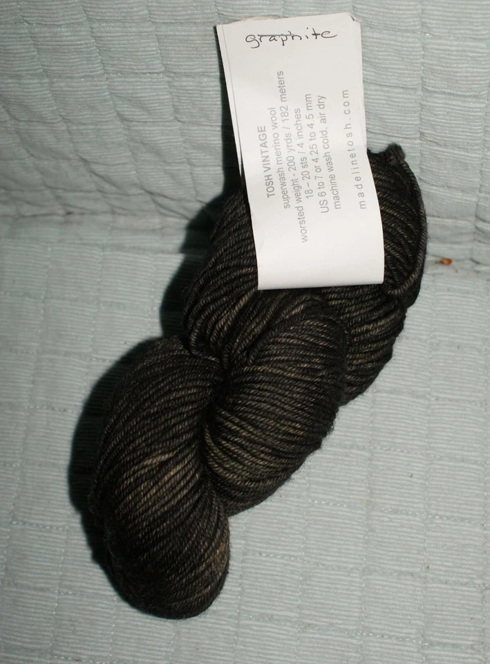 Madelinetosh Tosh Vintage Hilo Superwash Lana Merino Tejido Crochet Envío Rápido Foto 1 de 1