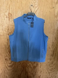 Peter Millar Crown Crafted Mens Contour Full Zip Vest. Brook Blue XXL . $245 - Picture 1 of 11