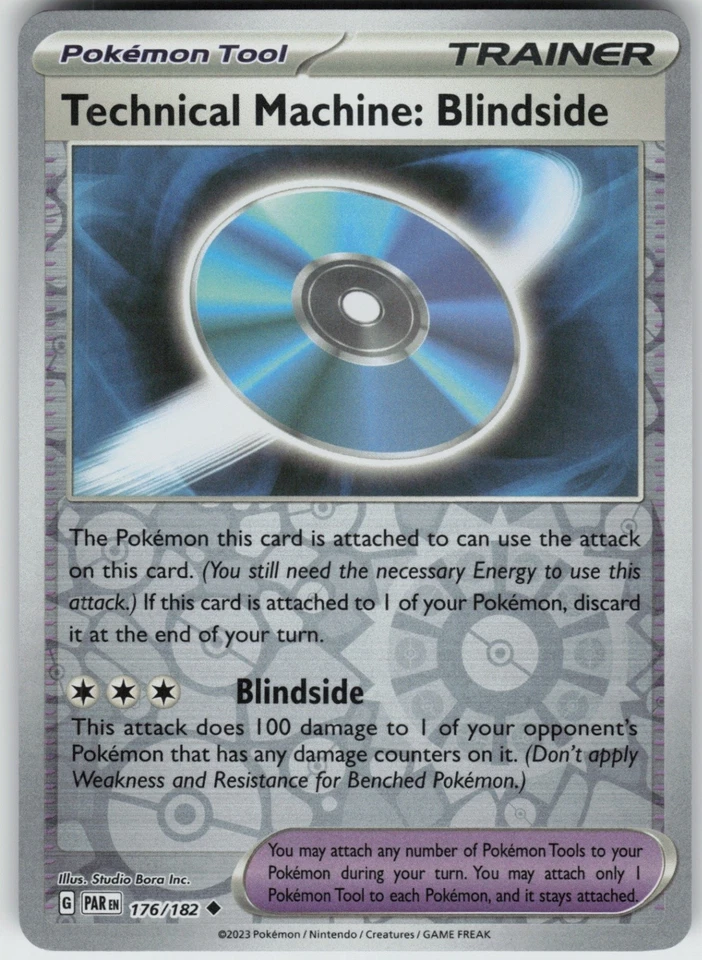 Reverse Holo Technical Machine: Blindside 176/182 Uncommon SV04: Paradox Rift NM - Image 1 of 1