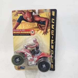 Modellino Spider-Man 2 Bump & Go Cycle 2004 nuovo con scatola - Foto 1 di 12