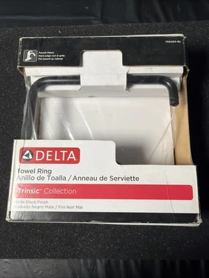 Anillo de toalla montado en la pared Delta 759460-BL - negro mate Foto 1 de 2