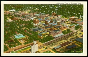 LUFTAUFNAHME VON KEARNEY, NEBRASKA POSTKARTE - Bild 1 von 1