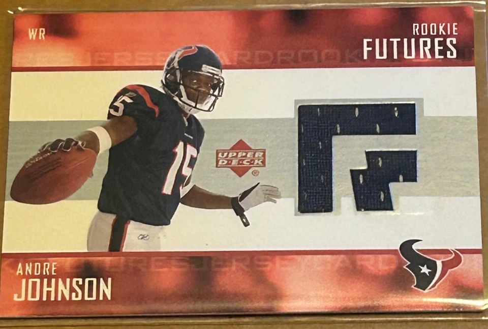ANDRE JOHNSON RC 2003 UPPER DECK ROOKIE FUTURES PATCH - Image 1 of 1