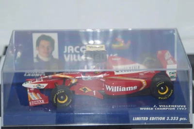 Minichamps Williams World Champion 1997 J.Villeneuve 430 980091 1:43 - Image 1 of 4