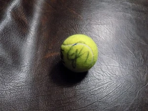 JANNIK SINNER & ARYNA SABELENKA SIGNED WIMBLEDON TENNIS BALL W/COA - Picture 1 of 3