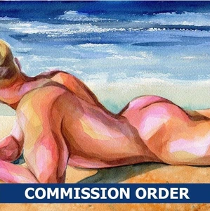 Individuelles Aquarell Gemälde von Ihrem Foto - Persönliches künstlerisches Erlebnis! - Bild 1 von 1