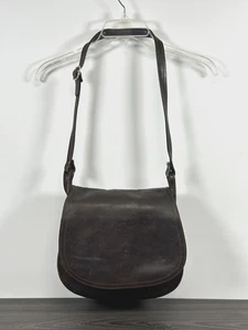 Cartera de cuero marrón estilo alforja vintage, bolso de montura, cartera de hombro - Imagen 1 de 21