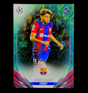 LAMINE YANAL ROOKIE REFRACTOR VERDE BRILLO HOLO Raro Holo - BARCELONA - Imagen 1 de 6