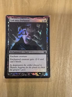 Cast into Darkness - #063/165 (NM) Journey Into Nyx JOU Magic MTG - Foil - Image 1 of 2