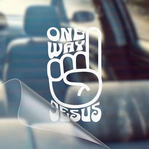 One Way Up - Calcomanía de vinilo de coche cristiano pegatina de parachoques para coche - Imagen 1 de 8