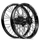 Husaberg Fc 450 2004 - 2014 Sm Pro Mx Snr Wheel Set 21/19 Black Rims Black Hubs 