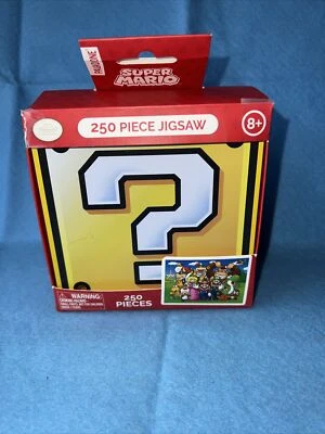 Nintendo SUPER MARIO 250-PIECE JIGSAW PUZZLE TIN BOX  Question Block New - Image 1 of 4