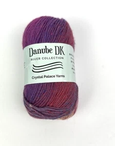 1 Skein Wool Blend Yarn Crystal Palace DANUBE DK River Collection Ombre #310 - Picture 1 of 7