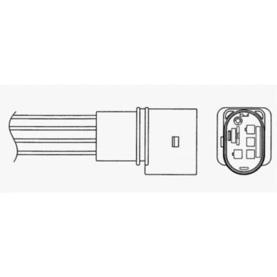 NGK Sonda Lambda Ajuste Sonda Apto para VW Golf VI 1.6 Audi A3 Sportback 1851 - Imagen 1 de 2