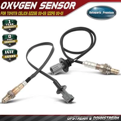 2x Sensor de oxígeno O2 aguas arriba y aguas abajo para Toyota Celica 2000-2003 L4 1,8 L Foto 1 de 4