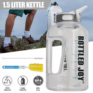 1.5L Trinkflasche Sportflasche Sport Gallone Wasserflasche Sportflasche BPA-free - Bild 1 von 19