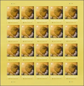 US B6 Alzheimer's First Class Semipostal First Class sheet 20 MNH 2017 - Picture 1 of 1