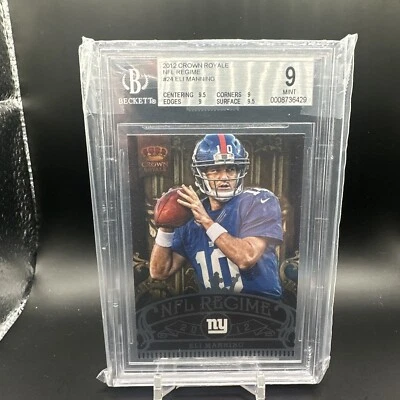 ELI MANNING 2012 CROWN ROYALE NFL REGIME CARD #24 - Image 1 of 2