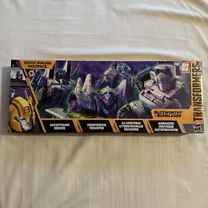 TRANSFORMERS GENERATIONS BUZZWORTHY BUMBLEBEE TROOP BUILDER MULTIPACK 4-PACK NEW - Picture 1 of 2
