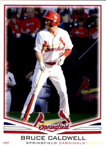 2017 Springfield Cardinals Grandstand #6 Bruce Caldwell Sumter South Carolina SC