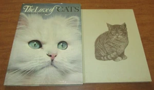 Lot of 2 vtg 70s Octopus Books: The Love of Cats & The Love of Kittens Crescent - Picture 1 of 13