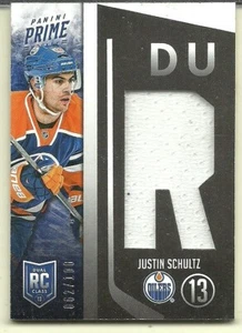 2013-14 Panini Prime Dual Rookie Class '13 Jerseys #13JS Justin Schultz /100 - Picture 1 of 1