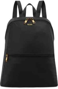 TUMI VOYAGEUR JUST IN CASE PACKABLE NYLON TRAVEL BACKPACK BLACK/ GOLD - Picture 1 of 14