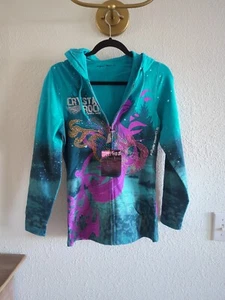 Christian Audigier Hoodie Limited Addition Platinum Foil/Rhinestone Sz Small NWT - Picture 1 of 8