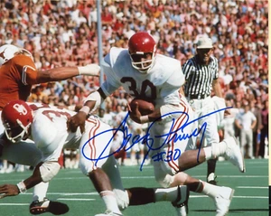 Greg Pruitt Autographed 8x10 Oklahoma Sooners Cotton Bowl Free Shipping #5 - Picture 1 of 1