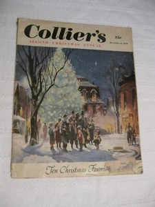 1950 Collier's Magazine Second Christmas Annual - has vintage advertisements! - Picture 1 of 12