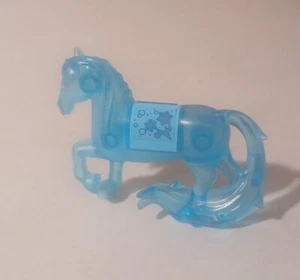 Lego Horse Frozen Transparent Light Blue Silver Eyes - Picture 1 of 9