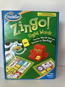ZINGO! Sight Words Educational Game Grades Pre-K-1 ThinkFun Preowned - Picture 1 of 5