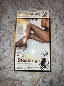 New Black Fishnet Stockings Women’s Regular queen size High waist bottom wear - Picture 1 of 3