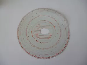 Quality Tachograph Charts/discs(box of100)T1/T2 125km pear shaped centre HGV/PCV - Picture 1 of 2