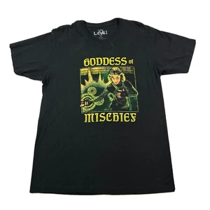 Marvel Loki T-Shirt Herren XL schwarz 100% Baumwolle "Goddess Of Mischief" Grafik - Bild 1 von 6