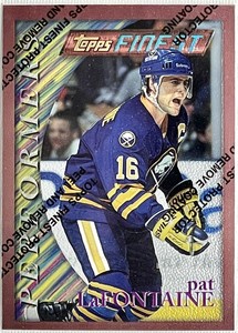 1995-96 Topps Finest - Performers ! PAT LaFONTAINE